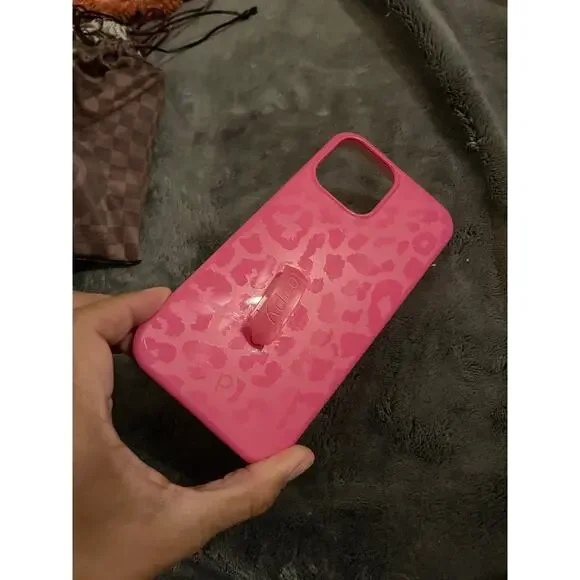 Loopy Phone Case - 12 Pro Max - Hot Pink Leopard - Picture 8 of 8